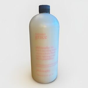 PHILOSOPHY SUMMER GRACE‎ Hydrating Shower Gel Shampoo 32 OZ Large Fruity Floral